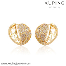 90389- Pendiente caliente de la venta de la manera de la joyería de Xuping con el oro 18K plateado